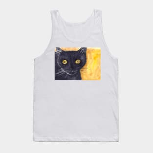 Black cat Tank Top